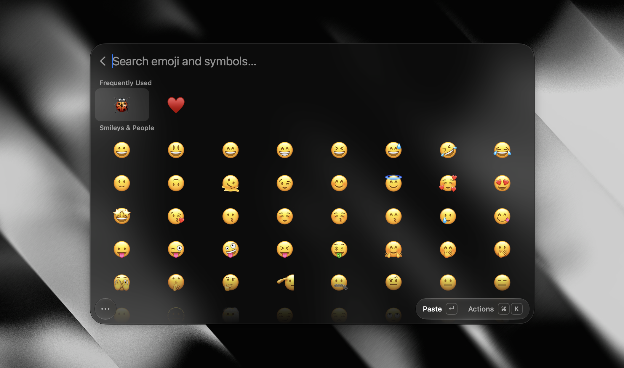 Emoji & symbols